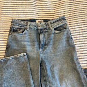 PAIGE Sasha Petite 30” inseam Wide Leg Jeans